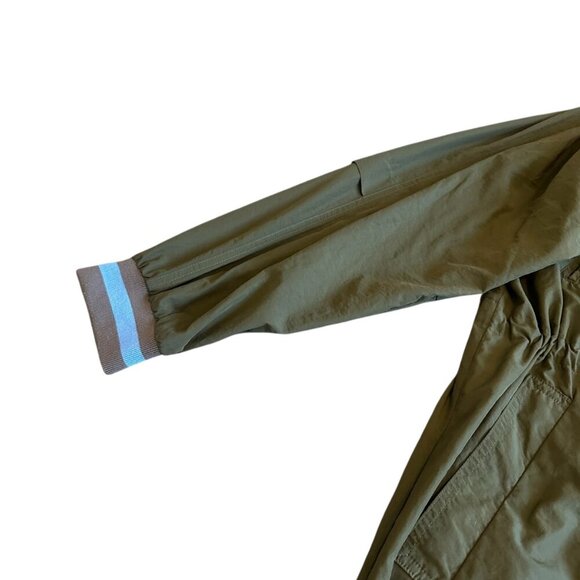 Free People Windswept Windbreaker Lightweight Jacket Long Length Size Small - Picture 4 of 14